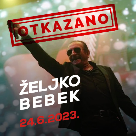 Read more about the article Otkazan koncert Željka Bebeka