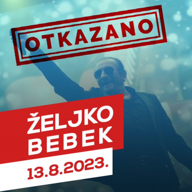 Read more about the article Otkazan koncert Željka Bebeka