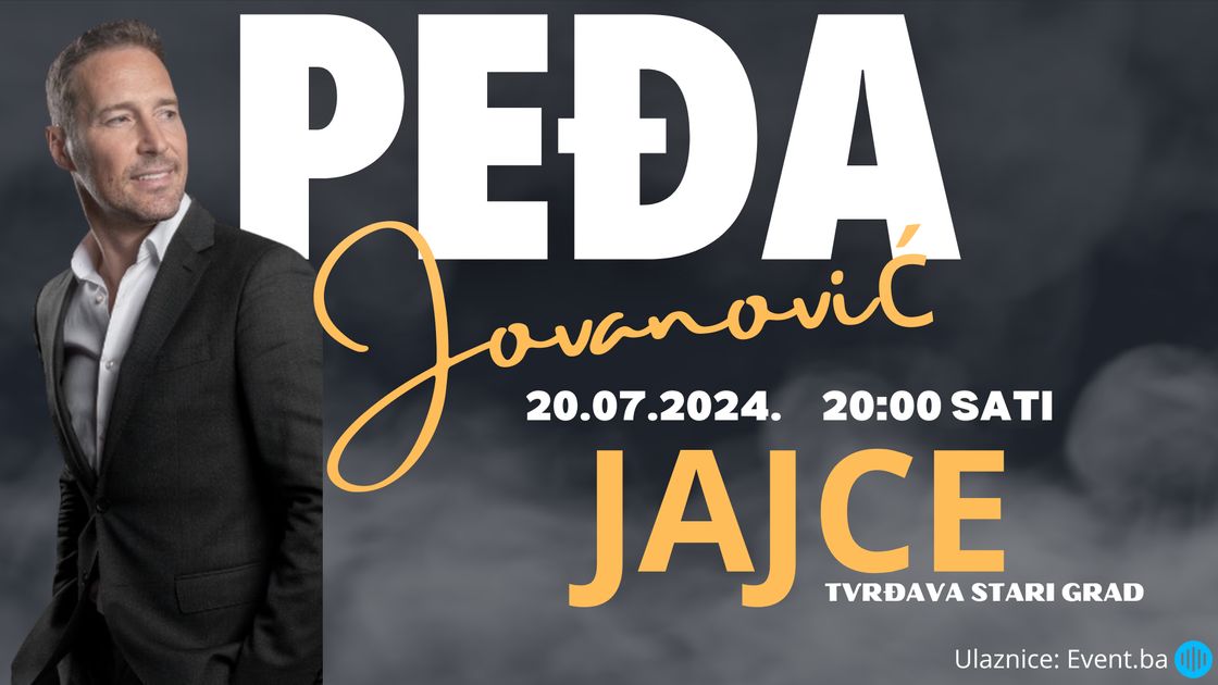 You are currently viewing Uskoro koncert Peđe Jovanovića na tvrđavi u Jajcu, ulaznica sve manje