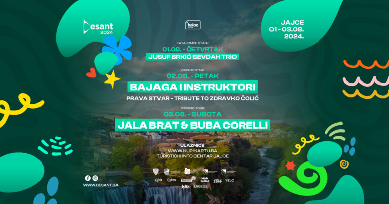 Read more about the article Desant Festival od 1. do 3. Augusta u Jajcu: Nastupaju Bajaga i instruktori, Jala, Buba i drugi