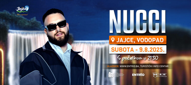 Read more about the article Ne propustite koncert Nucci-a kod vodopada u Jajcu